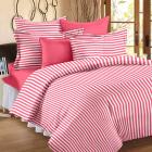 Story@Home 208 TC 100% Cotton Pink 1 Single Bedsheet with 1 Pillow Cover