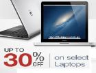Upto 30% off on select Laptops
