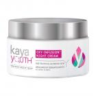 Kaya Youth Oxy-Infusion Night Cream, Boosts Skin Oxygen, Replenishes skin moisture overnight, Gives youthful glowing skin, Developed by Dermatologists, 60 gm