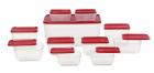 All Time Plastics Polka Container Set, 11-Pieces, Red