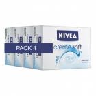 Nivea Creme Soft creme Soap 125 gm pack of 4