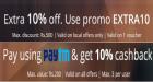 Local Deals Extra 10% off + 10% Cashback via Paytm