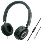 boAt BassHeads 900 On-Ear Wired Headphone with Super Extra Bass, in-line Mic, Snug Fit and Lightweight Foldable Design (Carbon Black)