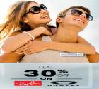 Flat 30% off on Ray-Ban Sunglasses