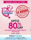 Upto 80% off + 24hrs dispatch