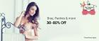 Lingerie,Sleep & Swimwear Upto 80% Off