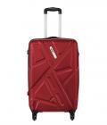 Safari Traffik-Anti Scratch Red 4 Wheel Hard Luggage-Size Small (Below 60 Cm)