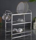 Home Creations 3 Layers Stainless Steel Utensils Rack