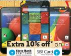 10 % Instant Discount on Select Motorola Mobiles