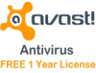 Avast FREE Antivirus License For 1 Year