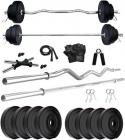 COMPASS 50 kg HOME GYM COMBO 50KG-5FT STRT-3FT CURL-DUMBELL ROD-WITH ACCESSORY-BAG Home Gym Combo