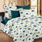 Ahmedabad Cotton Comfort Cotton Double Bedsheet with 2 Pillow Covers