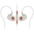 SoundMagic PL30+C In-Ear Headphones with Mic (White and Gold)