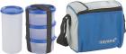 Nayasa Nebula Plastic Lunch Box, 4-Pieces, Blue