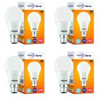 Wipro Garnet Base B22 10-Watt LED Bulb (Pack of 4, White)