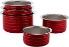 Classic Essentials Stainless Steel Patila Set, 5-Piece