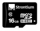 Strontium 16GB Micro SD Card Retail-Class 10 - SR16GTFC10R