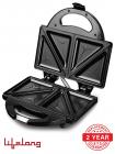 Lifelong Traingle Plate Grill-It-115 750-Watt Sandwich Maker, Black