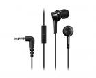 Panasonic RP-TCM105E-K In-Ear Headphone Headset With Mic - Black