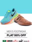 Flat 50%  + Extra 30% cashback on Men