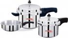 SuryaAccent Super Saver combo pack 5 L, 3 L, 2 L Pressure Cooker(Aluminium)