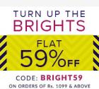 Flat 59% off on all products