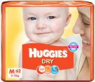 Huggies Dry Diapers Medium Size (62 Count)