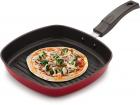 Tosaa Square Grill Pan, 225cm, Black/Red