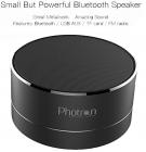 Photron P10 Wireless 3W Super Bass Mini Metal Aluminium Alloy Portable Bluetooth Speaker with Mic