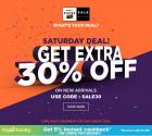 Get extra 30% off + 5% cashback via Payumoney