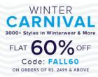 Winter Carnival - FLAT 60% Off