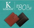 K London Wallets - Upto 80% OFF