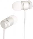 AmazonBasics In-Ear Headphones with Flat Cable and Universal Mic - Silver