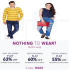 Flat 63% OFF on orders of Rs.1999 & Above