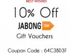 Flat 10% off + Extra 5% off on Jabong Gift Voucher