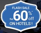 Flat 60% Off On Hotel Bookings (Max Rs. 2000)
