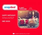 Snapdeal Birthday E-Gift Card