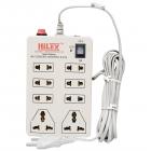 Hilex Mini Strip 8 Plug Point Extension Strip with Fuse and Spark Suppressor
