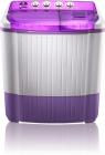 MarQ by Flipkart 7.5 kg Semi Automatic Top Load Washing Machine Purple, White  (MQSA75)