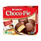 ORION Choco Pie - Chocolate Coated Soft Biscuit, 4 X 336 g