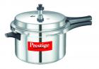 Prestige Popular Aluminium Pressure Cooker, 5.5 Litres, Silver