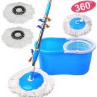 Premsons Spin Mop & Bucket Magic 360 Degree Cleaning with 2 Mirofiber Refills