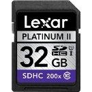 Lexar Platinum II 200X 32GB SDHC UHS-I Class 10 Flash Memory Card
