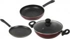 Millerhaus Vienna Induction Bottom Cookware Set  (Aluminium, PTFE (Non-stick), 3 - Piece)