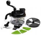 Wonderchef Turbo Dual Speed Food Processor with Peeler (Black)