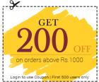 Rs. 200 off on Rs. 1000