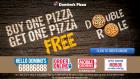 Buy 1 Get 1 Pizza Free + extra 15% cashback with Mobikwik at Dominos