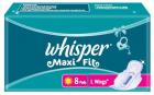 Whisper Maxi Fit - L Wings (8 Pads)