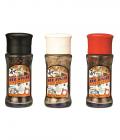 Ideas Black, Red & White Pepper Grinder Set (3 Pcs)