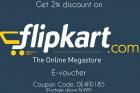 Flat 2% off on flipkart GV + 1% cashback